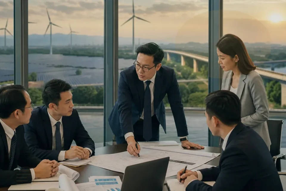 Illustrate the article Infrastructure project lawyer Vietnam: How to Prepare and Choose Counsel