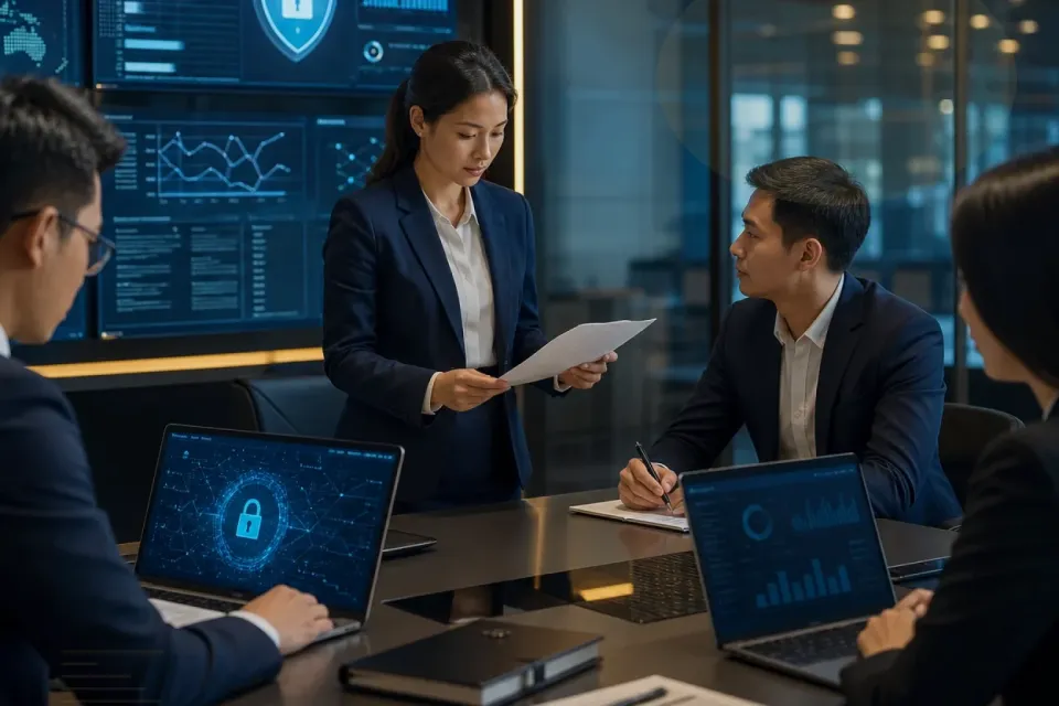 Illustrate the article Personal data protection lawyer Vietnam: Risk and Controls Guide