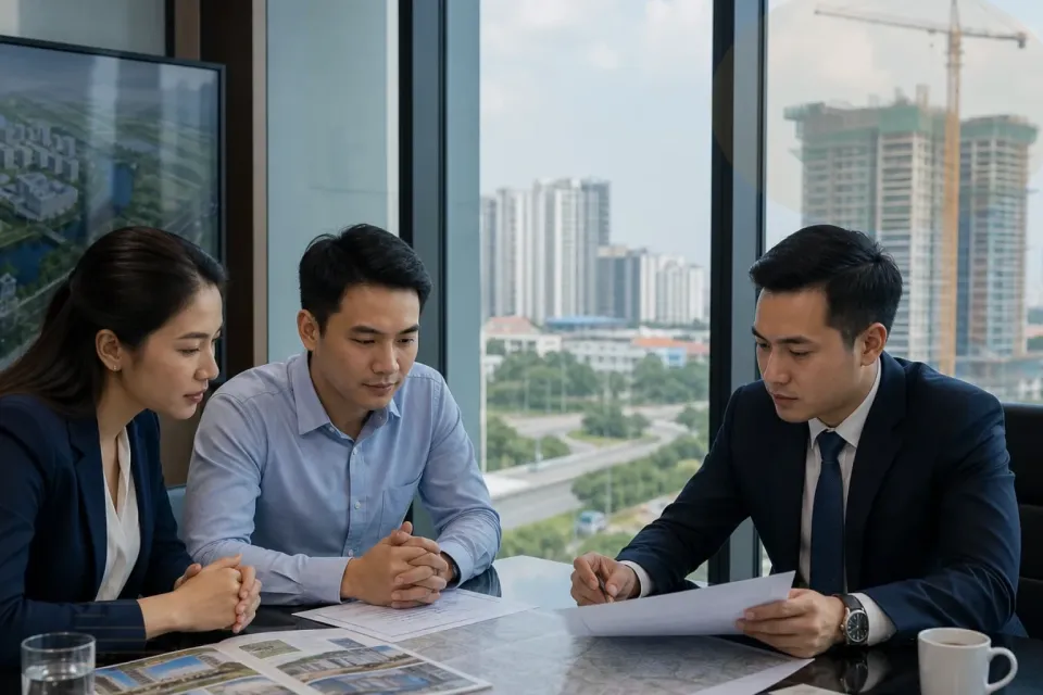 Illustrate the article Real estate project legal services Vietnam: Scope, Evidence and Next Steps
