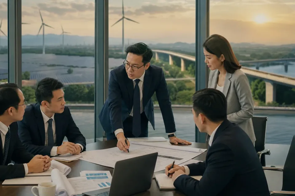 Illustrate the article Solar power project lawyer Vietnam: Scope, Evidence and Next Steps